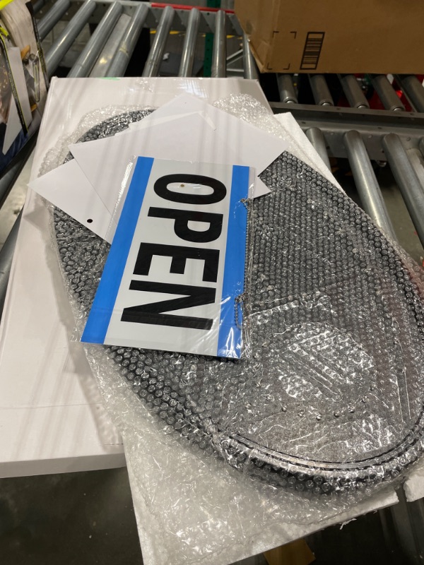 Photo 2 of LED Open Sign,23x14inch (Bigger Size) LED Business Open Sign include Open/Closed Sign and Business Hours Sign for Walls Window Storefront Advertisement Shop Bar
