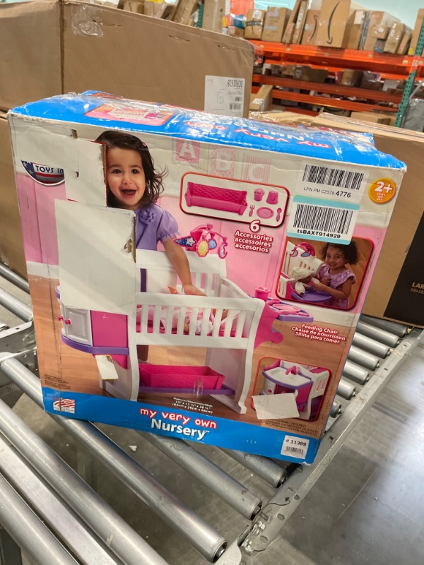 Photo 1 of American Plastic Toys Kids’ My Very Own Nursery Baby Doll Playset, Doll Furniture, Crib, Feeding Station, Learn to Nurture and Care, Durable and BPA-Free Plastic, for Children Ages 2+