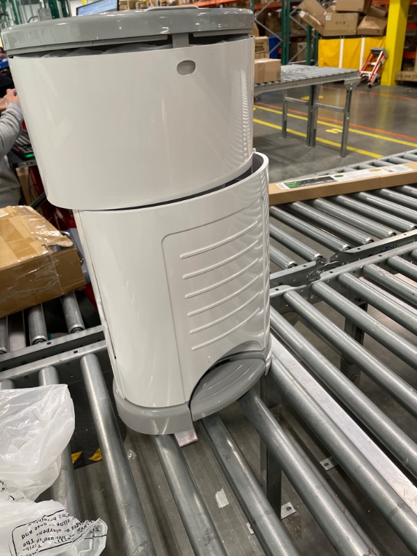 Photo 3 of Dekor Classic Hands-Free Diaper Pail | White | Easiest to Use | Just Step – Drop – Done | Doesn’t Absorb Odors | 20 Second Bag Change | Most Economical Refill System