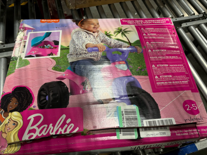 Photo 2 of Fisher-Price Barbie Tough Trike Barbie - It Takes Two Barbie Tough Trike