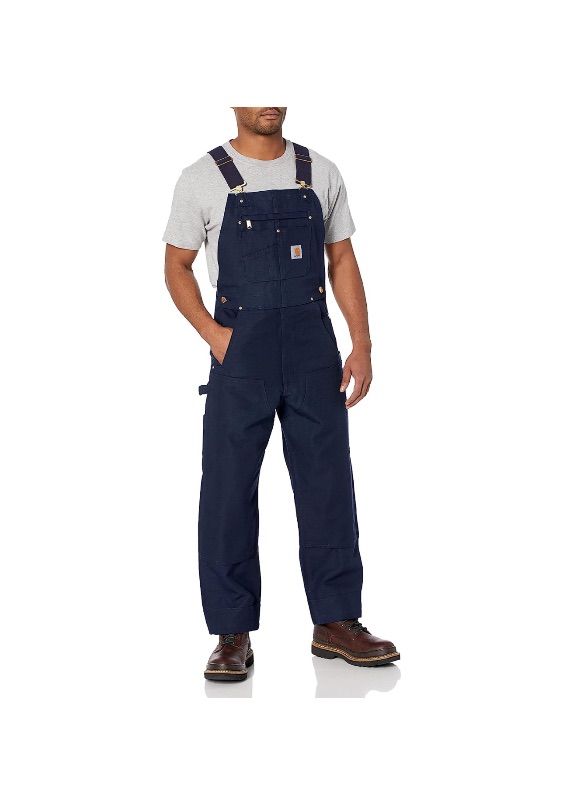 Photo 1 of Carhartt men's relaxed fit duck bib overall