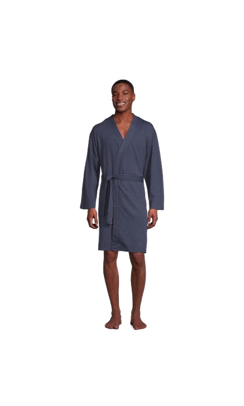 Photo 1 of Lucky Brand Men’s Bathrobe – Lightweight Knit Robe with Shawl Collar