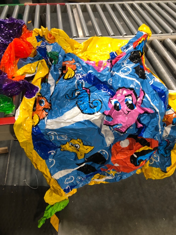 Photo 1 of BANZAI Splish Splash Water Park JR, Length: 90 in, Width: 52 in, Height: 24 in, Junior Inflatable Outdoor Backyard Water Splash Toy