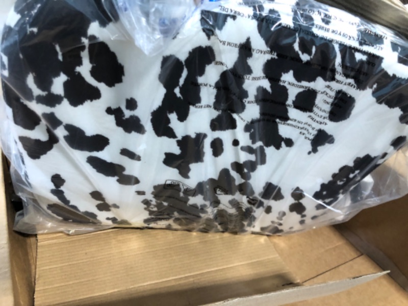 Photo 1 of Cow Print office chair black and white 