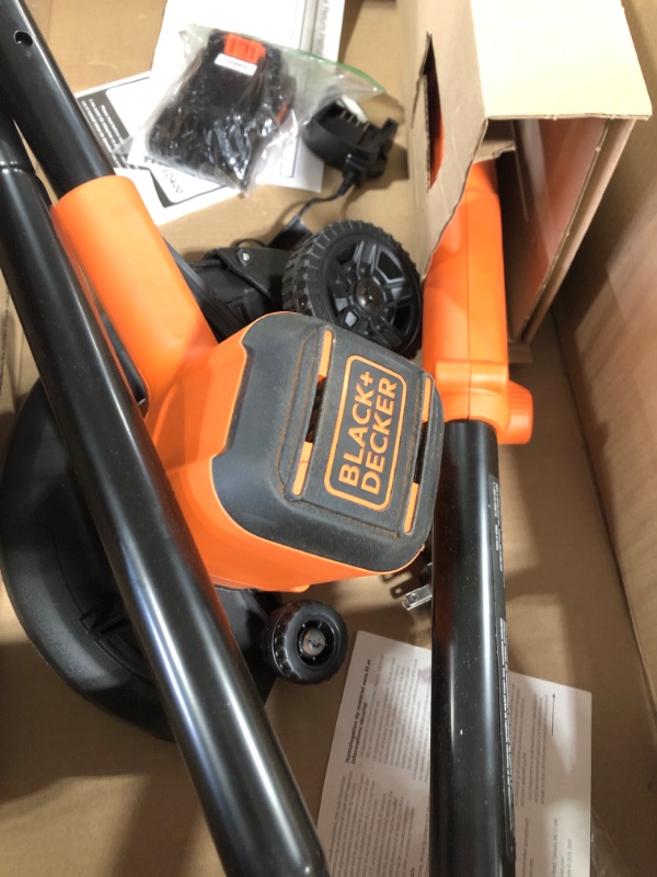 Photo 5 of BLACK+DECKER 20V MAX Cordless Edger Lawn Kit, 1.5 Ah Battery & Charger Included (BCED400C1)