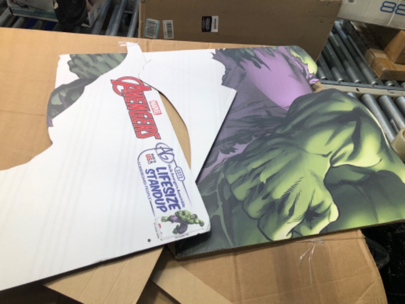 Photo 3 of Advanced Graphics Hulk Life Size Cardboard Cutout Standup - Marvel's Avengers Animated Hulk 2