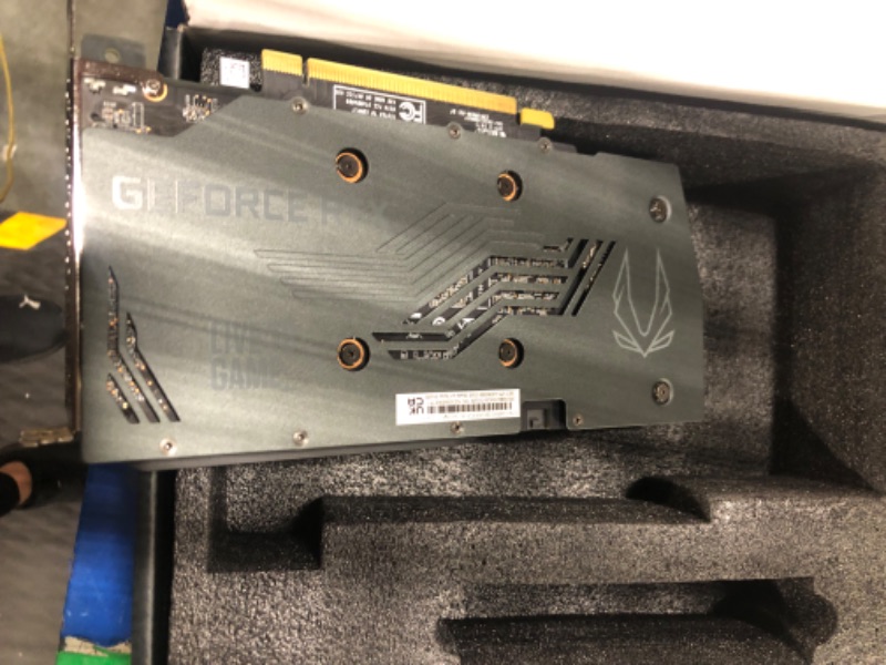 Photo 4 of ZOTAC GeForce RTX 3060 Twin Edge OC 12GB GDDR6 192-bit 15 Gbps PCIE 4.0 Gaming Graphics Card, IceStorm 2.0 Cooling, Active Fan Control, Freeze Fan Stop ZT-A30600H-10M