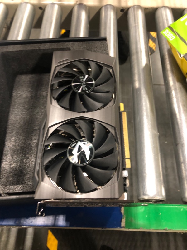 Photo 3 of ZOTAC GeForce RTX 3060 Twin Edge OC 12GB GDDR6 192-bit 15 Gbps PCIE 4.0 Gaming Graphics Card, IceStorm 2.0 Cooling, Active Fan Control, Freeze Fan Stop ZT-A30600H-10M