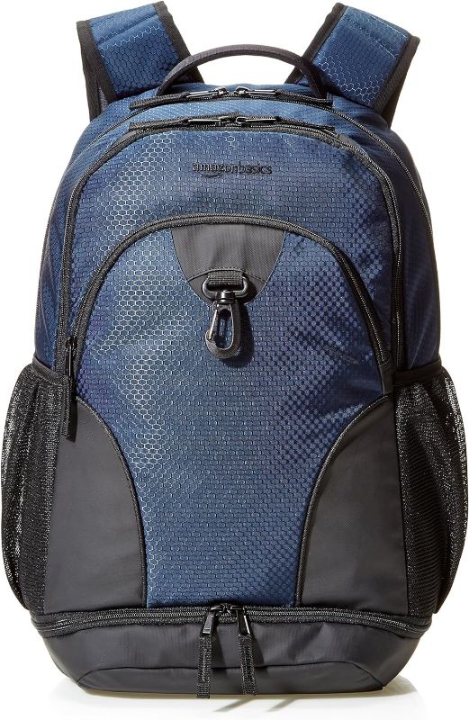 Photo 1 of Amazon Basics Sport Laptop Backpack - Navy Blue