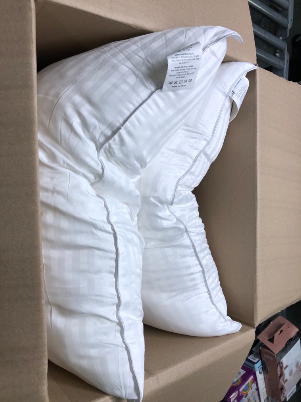 Photo 1 of HARBOREST Bed Pillows for Sleeping 2 Pack - Luxury Plush Down Alternative Pillows Standard Size Pillows Hotel Collection Pillows, 20 x 26 Inches Classic Standard (Pack of 2)
