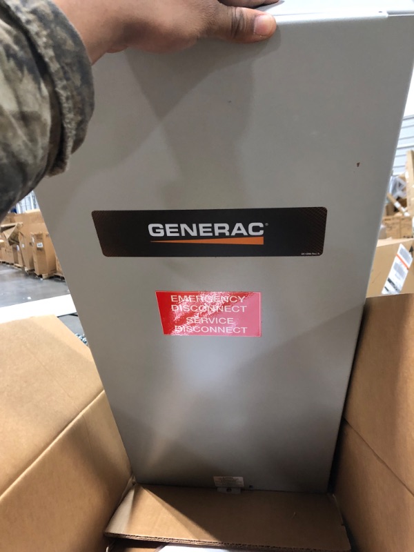 Photo 3 of Generac RXSW200A3 200 AMP Smart Transfer Switch - Single Phase Generator Controller - Automatic Power Transfer from Utility to Generator - Digital Power Technology - UL Listed 200-Amp
