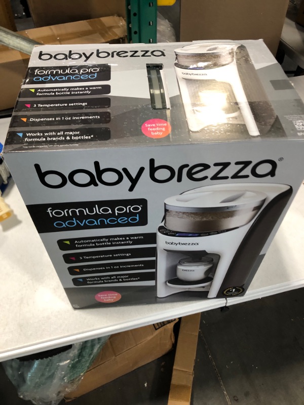 Photo 1 of New and Improved Baby Brezza Formula Pro Advanced Formula Dispenser Machine - Automatically Mix a Warm Formula Bottle Instantly - Easily Make Bottle with Automatic Powder Blending