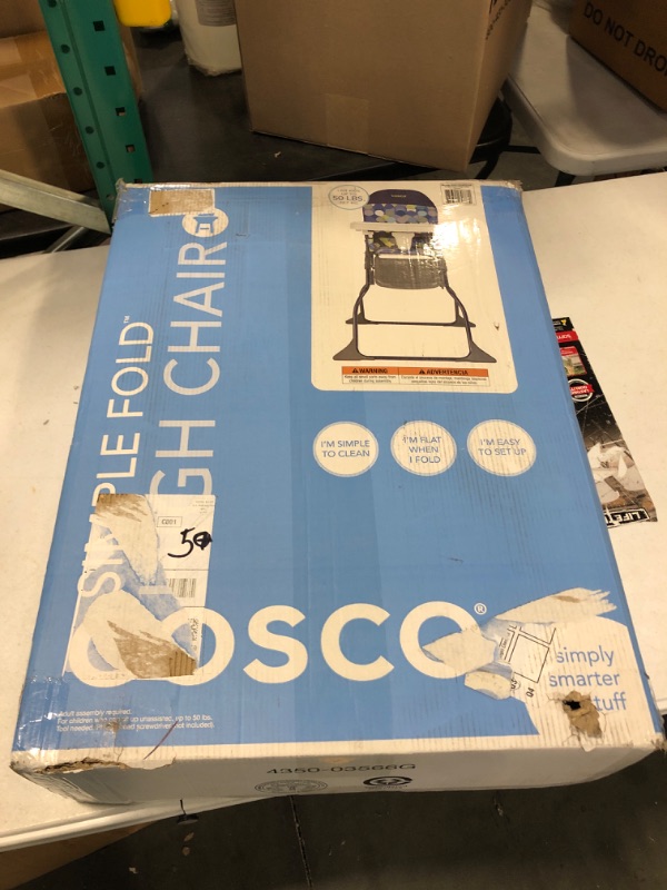 Photo 1 of Cosco Simple Fold High Chair, Comet Comet 28.5x23.5x38.7 Inch (Pack of 1)