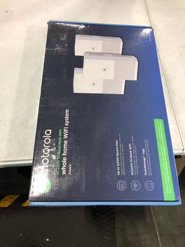 Photo 2 of Motorola Home Mesh WiFi 3 Pack