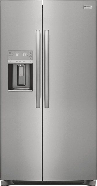Photo 1 of Frigidaire Gallery 25.6-cu ft Side-by-Side Refrigerator with Ice Maker (Fingerprint Resistant Stainless Steel) ENERGY STAR
