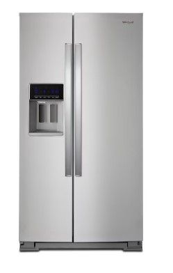 Photo 1 of Whirlpool 28.4-cu ft Side-by-Side Refrigerator with Ice Maker (Fingerprint Resistant Stainless Steel)
