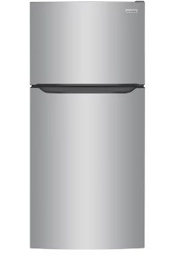 Photo 1 of Frigidaire Garage-Ready 20-cu ft Top-Freezer Refrigerator (Fingerprint Resistant Stainless Steel)
