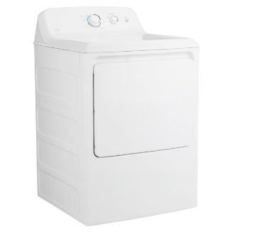 Photo 1 of GE 7.2-cu ft Electric Dryer (White)
