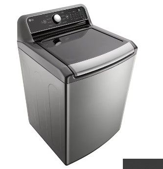 Photo 1 of LG TurboWash 5.5-cu ft High Efficiency Impeller Smart Top-Load Washer (Graphite Steel) ENERGY STAR
