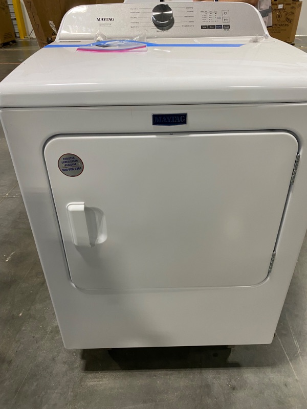 Photo 2 of Maytag Pet Pro 7-cu ft Steam Cycle Electric Dryer (White)
