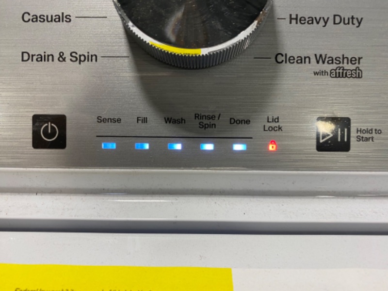 Photo 6 of Maytag 4.5-cu ft High Efficiency Agitator Top-Load Washer (White)
