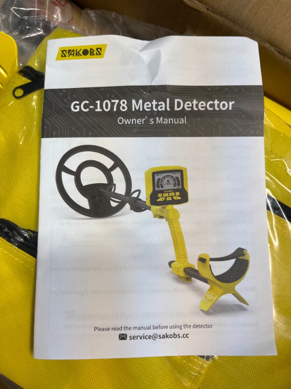 Photo 1 of Upgraded Metal Detector for Adults: SAKOBS 11'' Professional Pinpoint Metal Detector IP68 Waterproof with 5 Modes, 7 Type Target Metals, 8 Levels Sensitivity,11" Detection Depth Gold Detector
