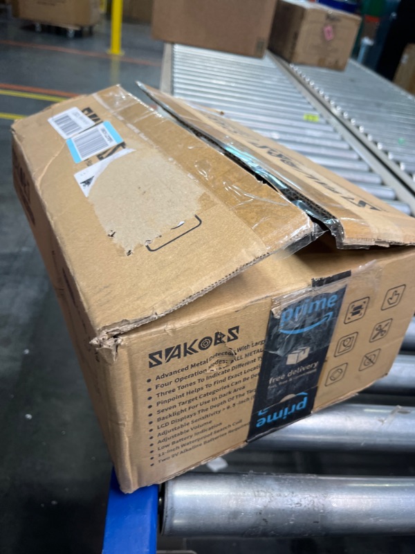 Photo 1 of Upgraded Metal Detector for Adults: SAKOBS 11'' Professional Pinpoint Metal Detector IP68 Waterproof with 5 Modes, 7 Type Target Metals, 8 Levels Sensitivity,11" Detection Depth Gold Detector