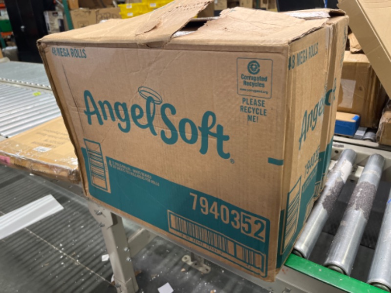 Photo 3 of Angel Soft® Toilet Paper, 48 Mega Rolls = 192 Regular Rolls, 2-Ply Bath Tissue