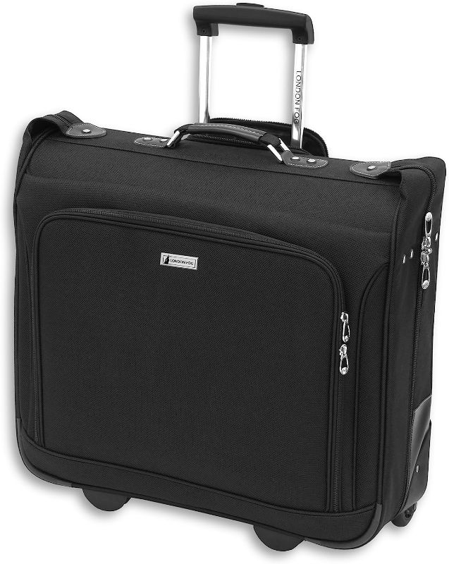 Photo 1 of LONDON FOG Buckingham 44-Inch Wheeled Garment Bag, Black