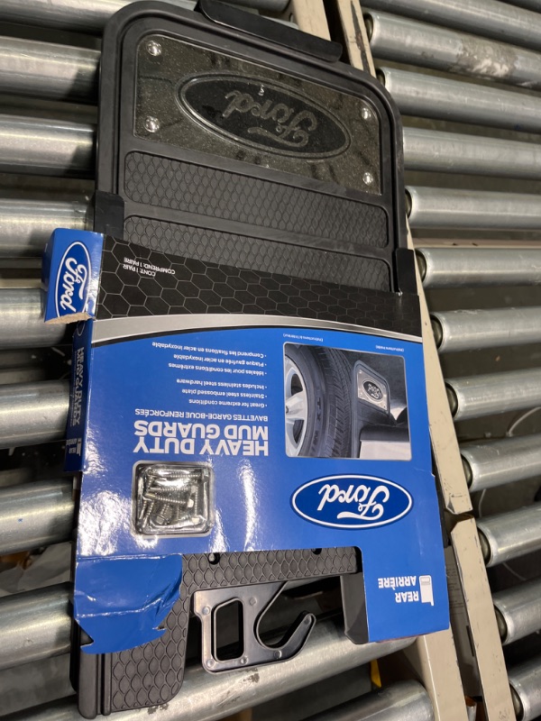 Photo 1 of Plasticolor Ford Heavy Duty Rear 12 X 23 Mud Guards, 12" x 23" Rear Mud Guards by Plasticolor (001838R01)