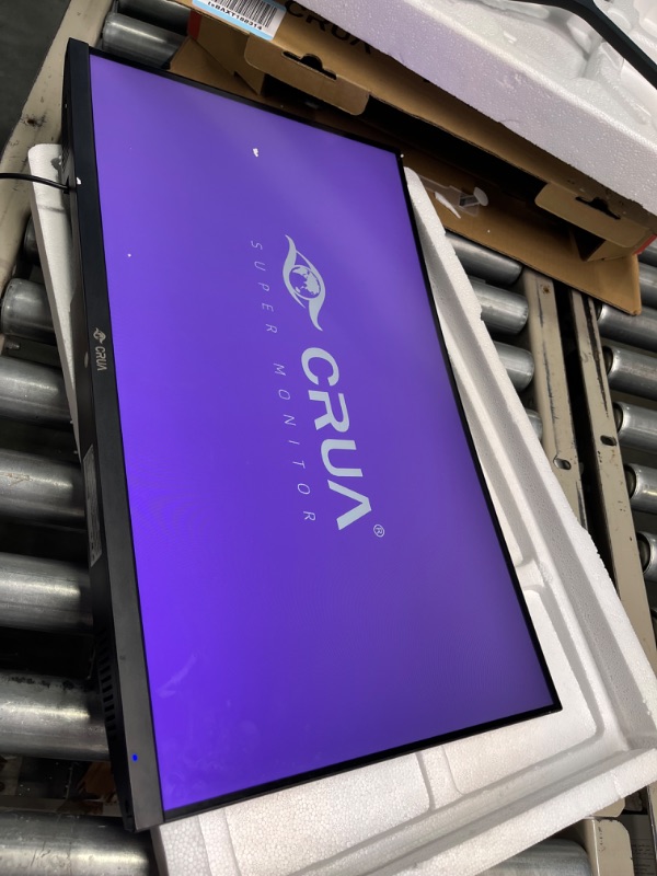 Photo 1 of CRUA 24 Inch Curved Gaming Monitor, 180hz/144hz FHD 1080p Computer Monitor, Type-c, HDMI+DP Interface,Support freesync Low Motion Blur?VESA Compatible, Black 24Incch 1k 180HZ