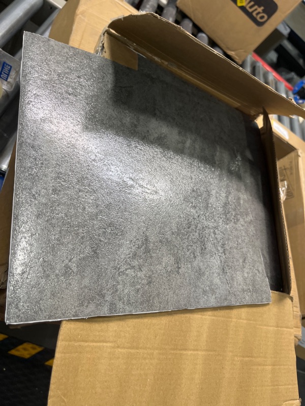 Photo 2 of  Peel and Stick Floor Tile 12 x 12 Inch Self Adhesive Marble Vinyl Flooring Tile Waterproof Removable Sticker Tiles for Bedroom Bathroom Kitchen, 48 Pack