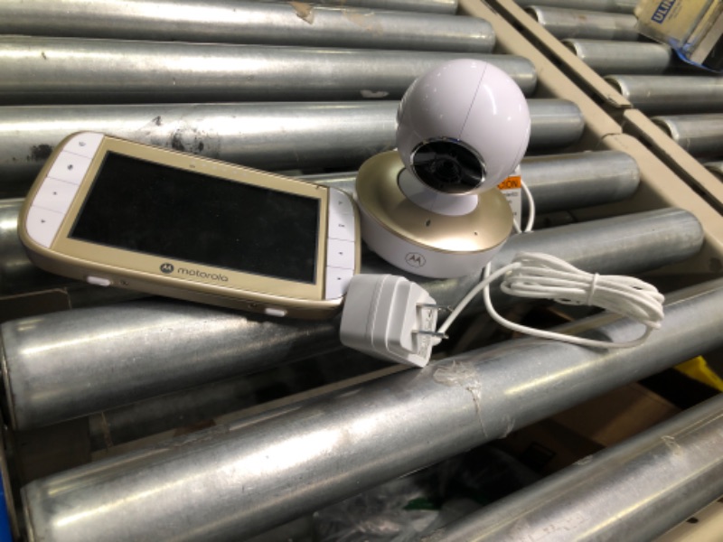 Photo 3 of Motorola Baby Monitor - VM50G Video Baby Monitor with Camera, 1000ft Range 2.4 GHz Wireless 5" Screen, Two-Way Audio, Remote Pan, Tilt, Zoom, Room Temperature Sensor, Lullabies, Night Vision 1 Camera