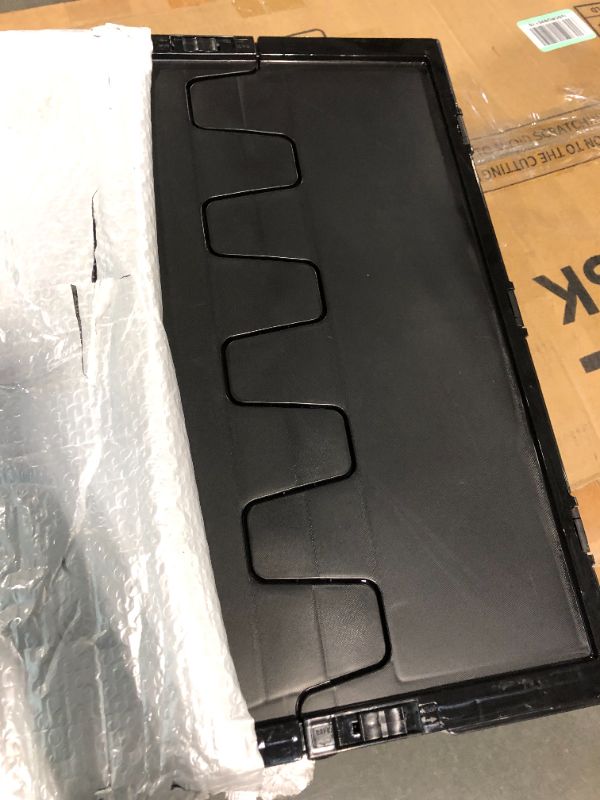 Photo 1 of VEVOR 45L Collapsible Storage Bins with Lids 3 Packs, Stackable Utility Crates with Handles, Large Folding Containers for Organizing Tools, Toys, Books, Food, Drinks, Camping&Transport Black-45L