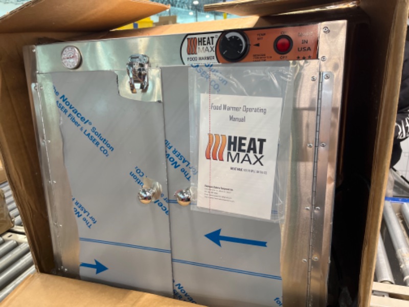 Photo 5 of HeatMax 25x15x24 Commercial Hot Box Catering Food Warmer, Hot Food, Pizza, Pastry, Empanada, Patty, Concession, Heated Case