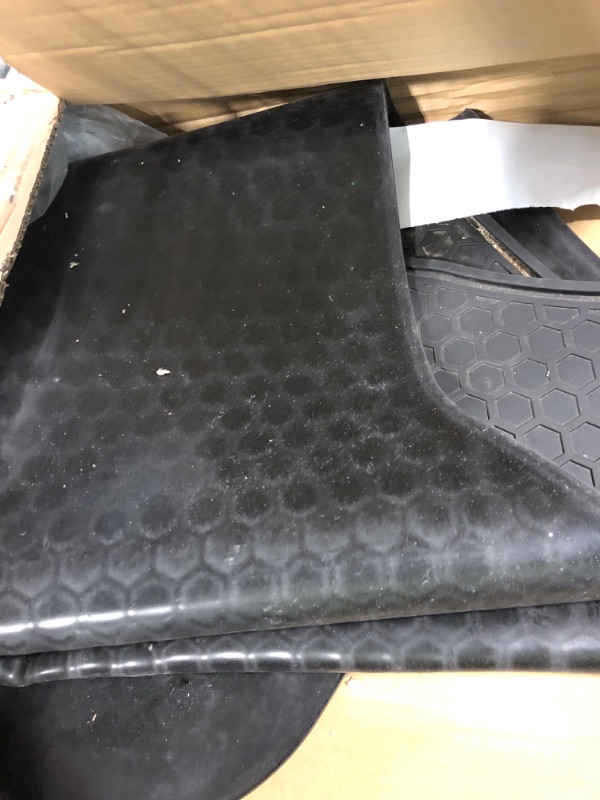 Photo 1 of Tesla Model Y Floor Mats: XPE Full Set Tesla Y All Weather Floor Mats Waterproof Anti-Slip, Model Y 2021 2022 2023 Accessories Interior Floor Mats Front Rear Trunk Cargo Liner Mat for Tesla Y 5-Seats