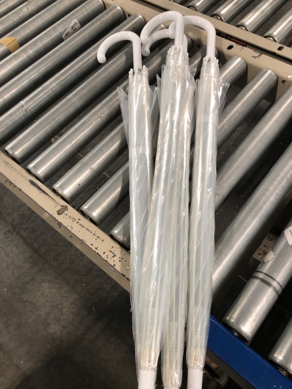 Photo 1 of 4 Pack Wedding Clear Umbrella 