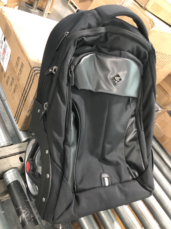 Photo 1 of BuccaN Travel Backpack with Wheels Backpack Wheeled Laptop Backpack Business Backpack Carry on Backpack (Color : D, Size : 37cm)
