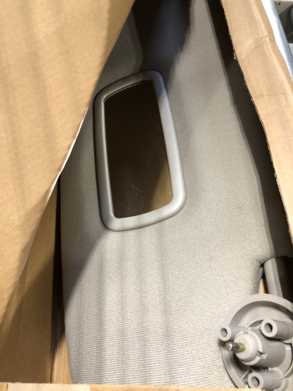 Photo 3 of Right Passenger Side Sun Visor for Dodge Ram 1500 2500 3500 2002 2003 2004 2005 2006 2007 2008 2009 Beige Gray Without Light Sunvisor Replacement 1CT11TL2AA