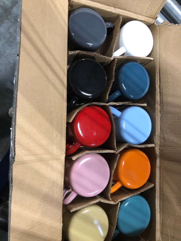 Photo 3 of ******Most of cups are damaged****** Norme 10 Pcs Thank You Gifts Employee Appreciation Gifts Bulk 12 oz Enamel Coffee Mugs May You Be Proud of The Work Cups Inspirational Motivational Gift for Staff Coworkers Teacher Friends(Elegant)
