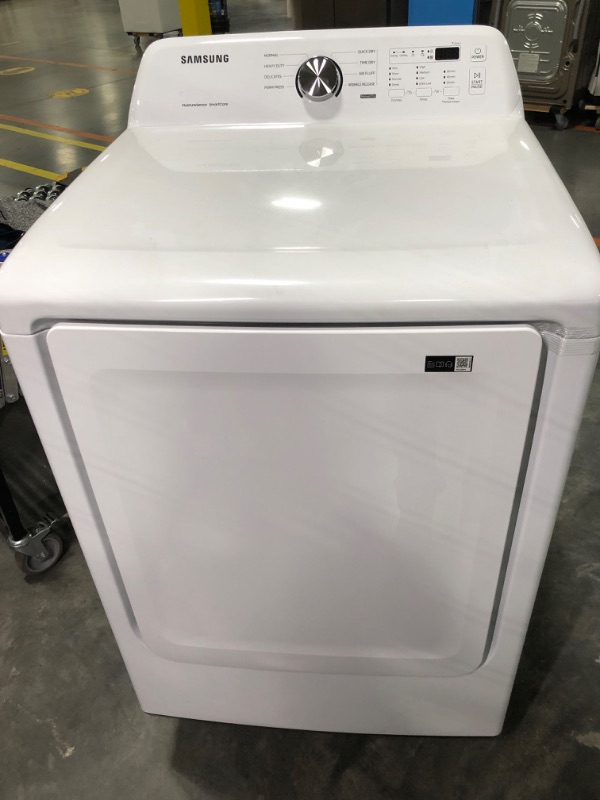Photo 1 of Samsung 7.2-cu ft Electric Dryer (White)
