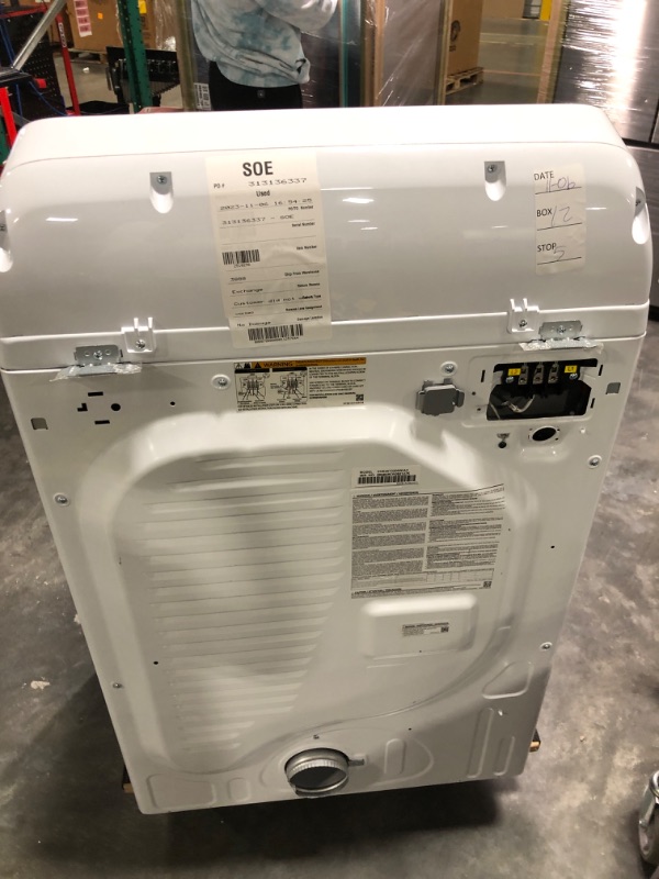 Photo 2 of Samsung 7.2-cu ft Electric Dryer (White)
