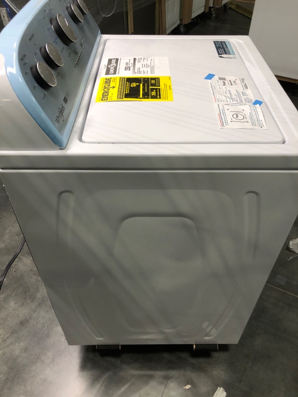 Photo 9 of Whirlpool 3.8-cu ft High Efficiency Impeller and Agitator Top-Load Washer (White)
