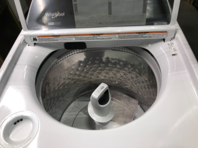 Photo 4 of Whirlpool 2 in 1 Removable Agitator 4.7-cu ft High Efficiency Impeller and Agitator Top-Load Washer (White)
