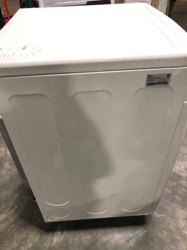 Photo 6 of LG 7.4-cu ft Stackable Electric Dryer (White) ENERGY STAR
