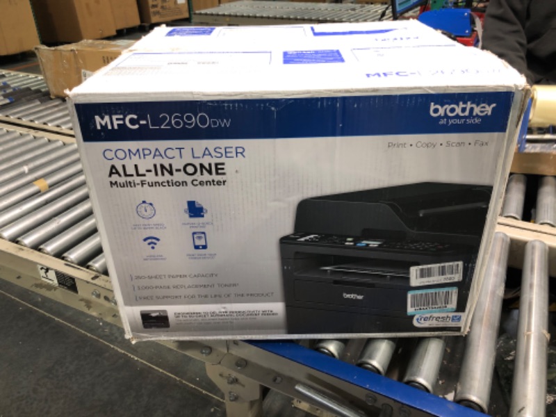 Photo 2 of Brother Premium MFC-L2690DW Compact Monochrome All-in-One Laser Printer