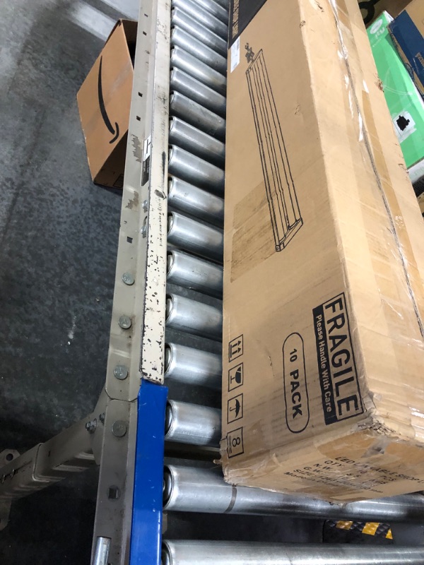 Photo 1 of FREELICHT 10 Pack Linkable LED Utility Shop Light, 4000 LM, 4 FT, 48 Inch Integrated Fixture for Workshop, 40W Equivalent 260W, 5000K Daylight, Surface + Hanging Mount – ETL