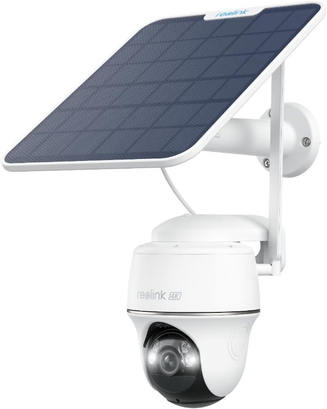 Photo 1 of REOLINK Go PT Ultra+SP - 4K Cellular Security Camera Wireless Outdoor, No WiFi, 3G/4G LTE, Support (Verizon/AT&T/T-Mobile), Solar Powered, Color Night Vision, Local/Cloud Storage, Smart Detection