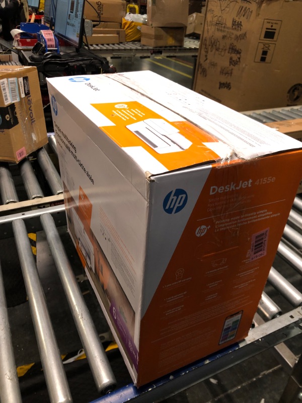 Photo 2 of HP DeskJet 4155e Wireless Color All-in-One Printer & 67XL Tri-Color High-Yield Ink Cartridge | 3YM58AN & 67XL Black High-Yield Ink Cartridge | 3YM57AN Printer + Tri-color Ink + Black Ink