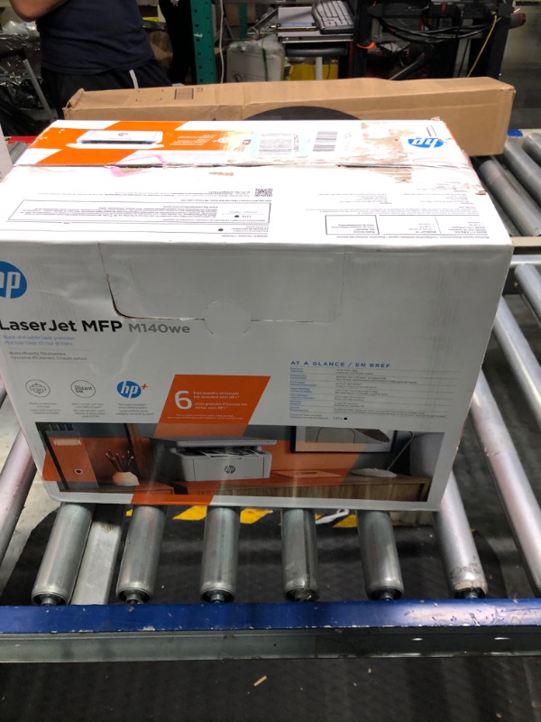 Photo 2 of HP LaserJet MFP M140we All-in-One Wireless Black & White Printer with HP+ and Bonus 6 Months Instant Ink (7MD72E) New Version: HP+, M140we